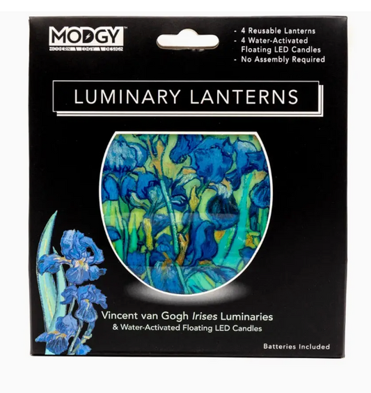 Luminary Lantern - Vincent Van Gogh - Irises