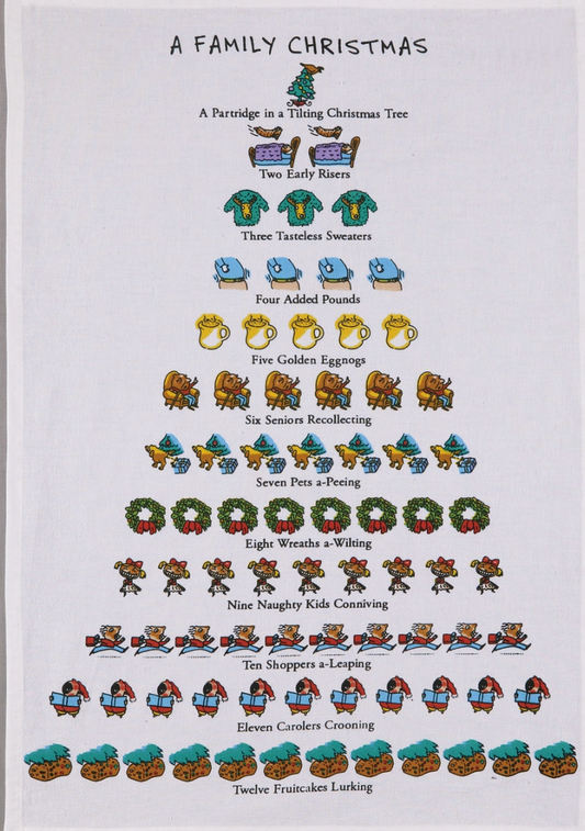 A Family Lover’s Christmas Kitchen Towel