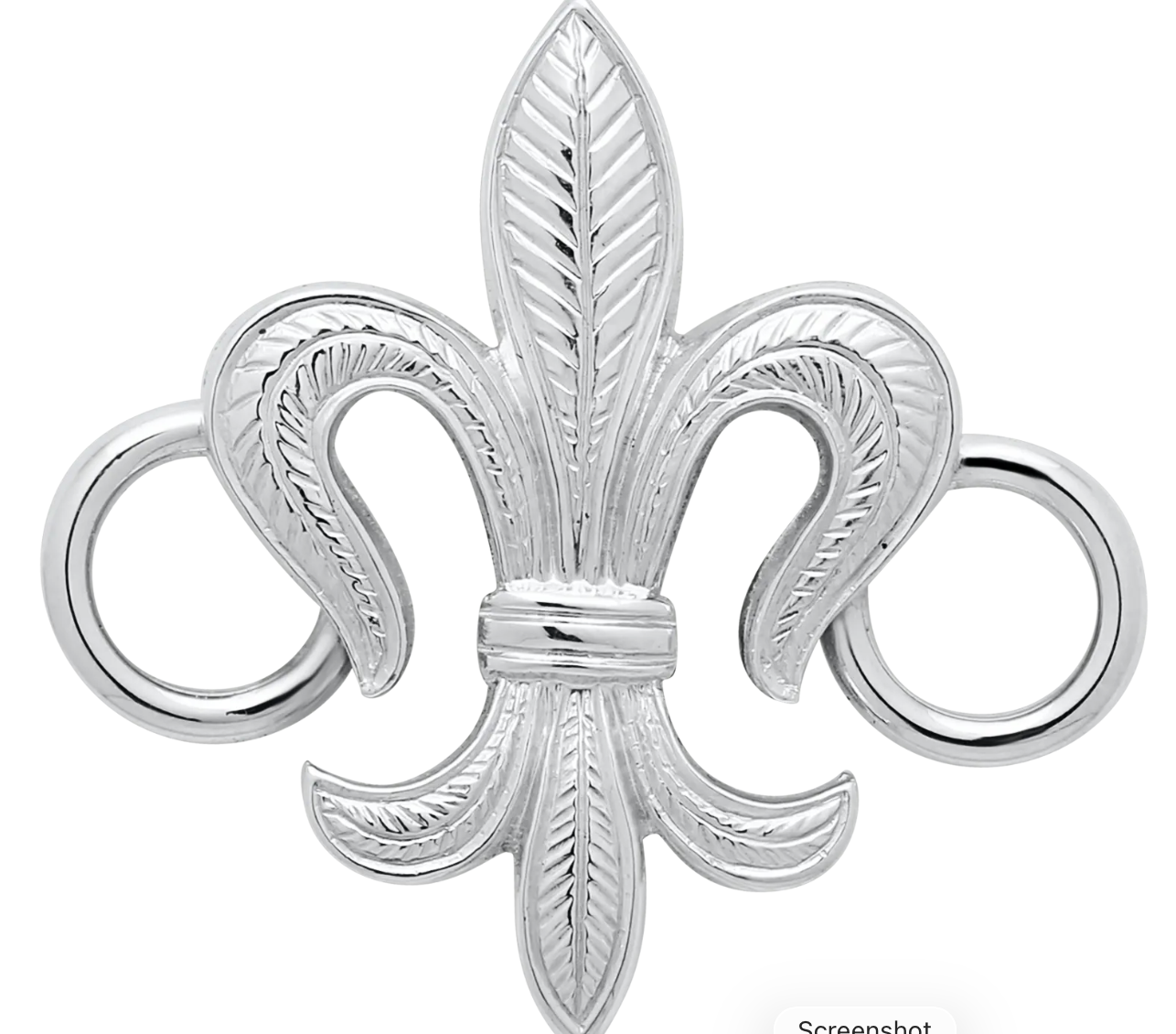Conv Coll - SS FLEUR DE LIS CLASP - SB5657