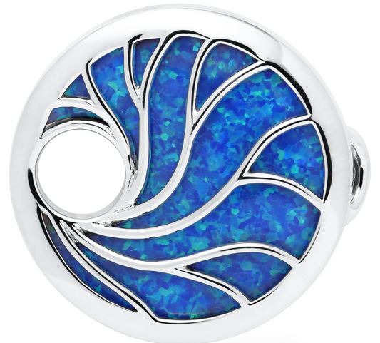 Convertible Collection - SS SYN.OPAL WAVY ROUND CLASP - SB5982