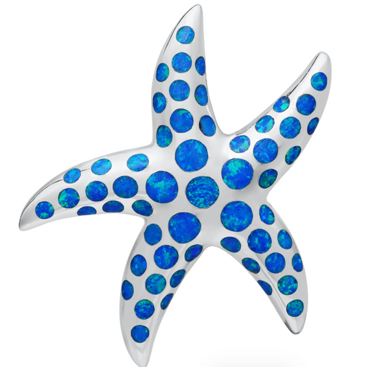 Kovel - SS KOVEL PACIFIC BLU STARFISH NECKLACE - KLP52013