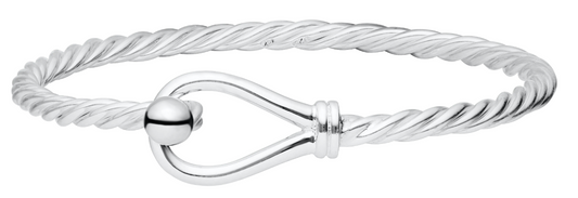 Evening Tide - SS LOOP BRACELET-TWIST WIRE - ENB3033P**