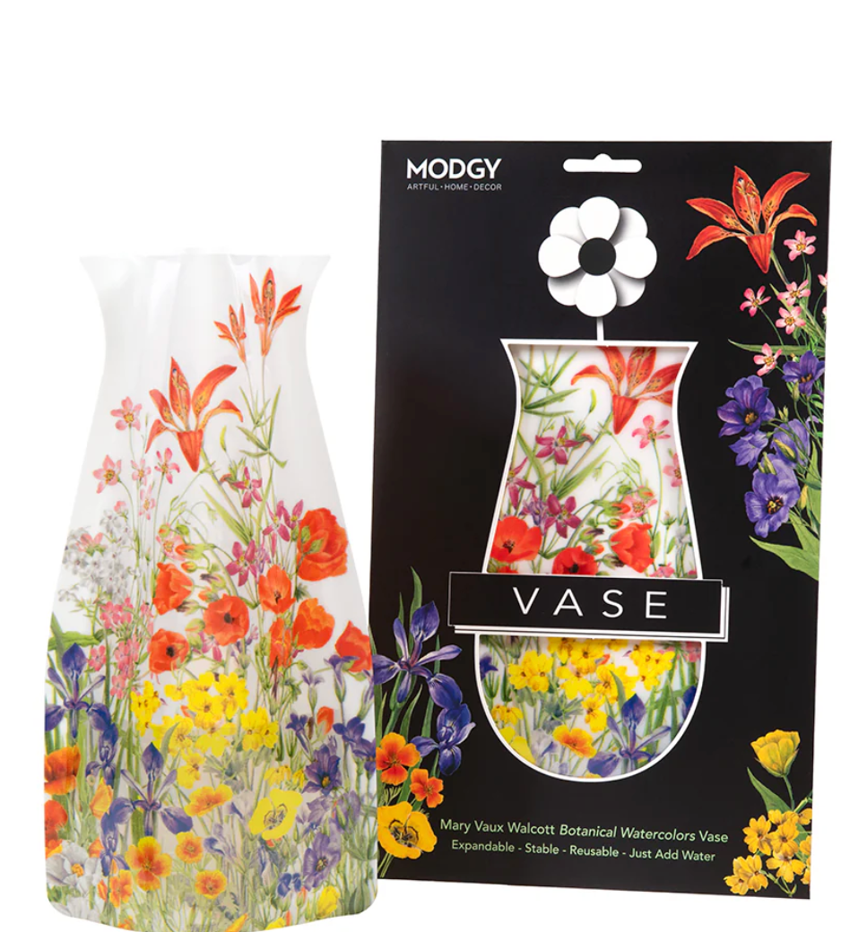 Expandable Vase - Mary Vaux Walcott Botanical Watercolors