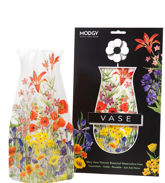 Expandable Vase - Mary Vaux Walcott Botanical Watercolors