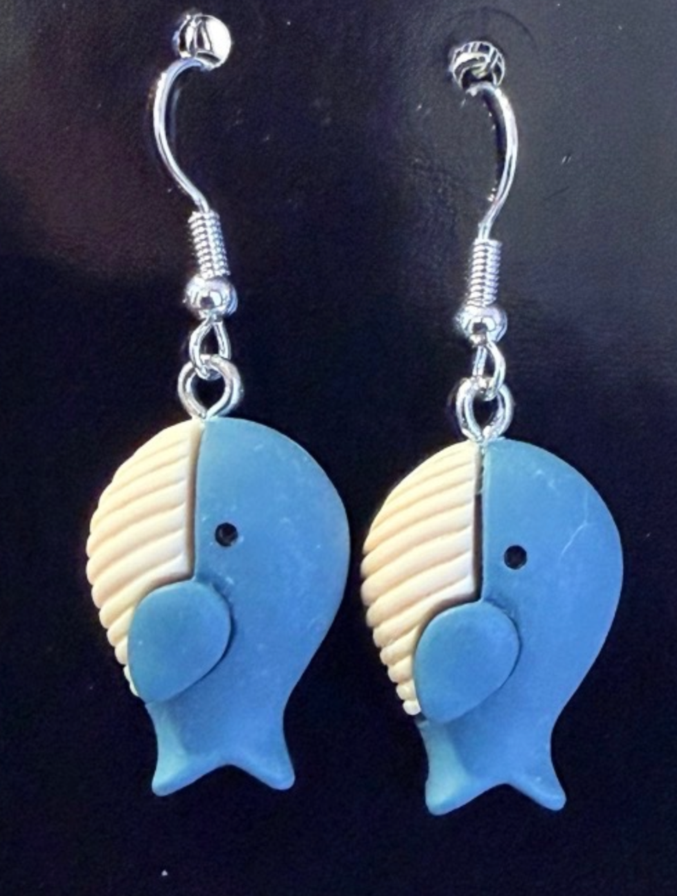 Whimsical Whale Earrings
