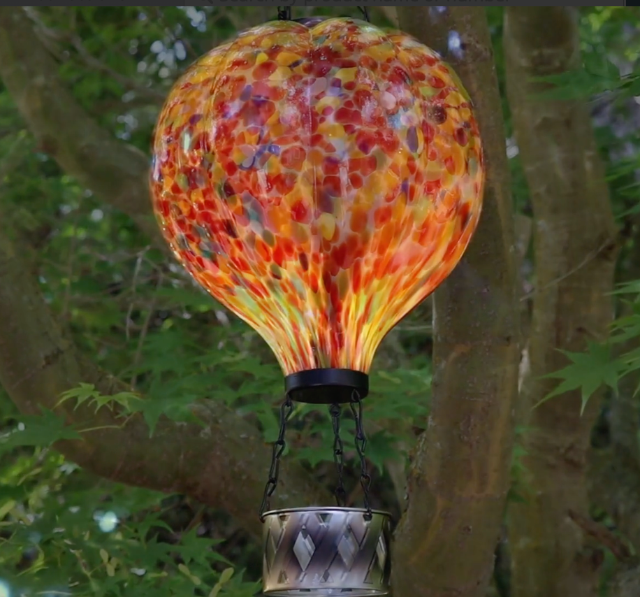 REG - Murano HAB Solar Lantern - Orange - 14214