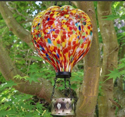 REG - Murano HAB Solar Lantern - Orange - 14214