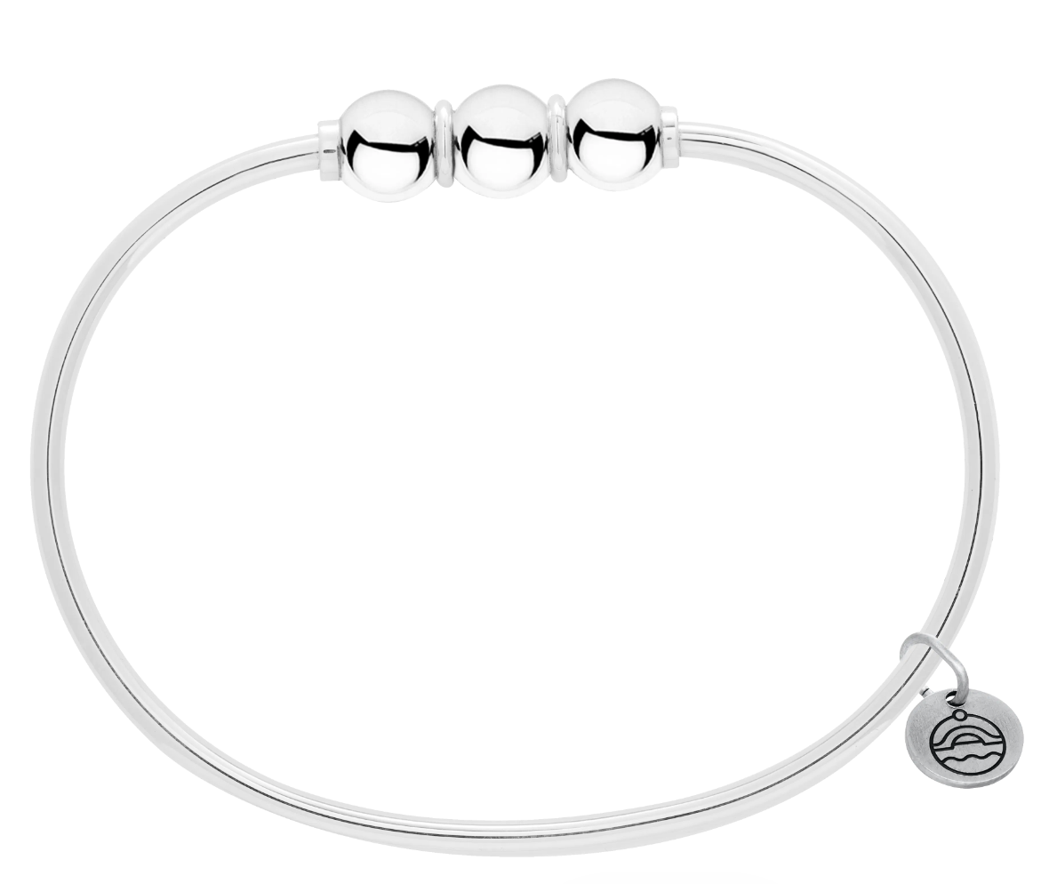 Cape Cod - SS CAPE COD TRIPLE BEAD BRACLT - SB5420P **