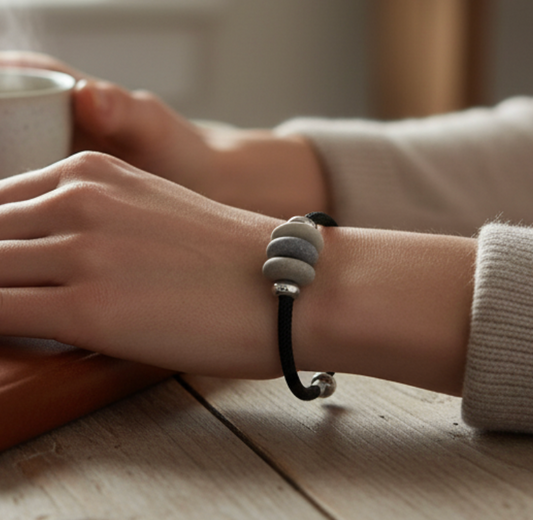 Butler Hill - Beach Stone Cuff Bracelet