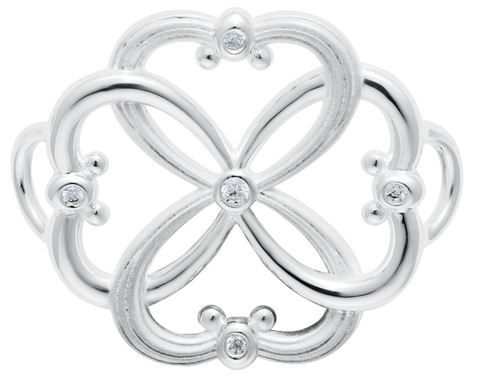Convertible Collection  - SS 4 LOVE W/CRYSTALS CLASP - SB5831 **