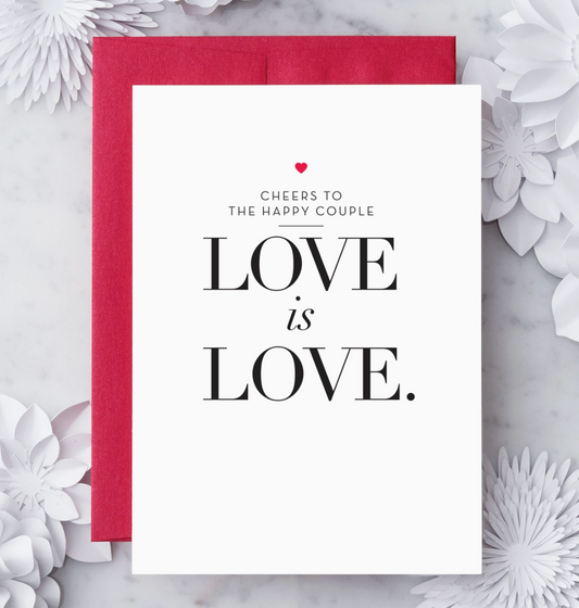 ME02 - Love is Love Greeting Card