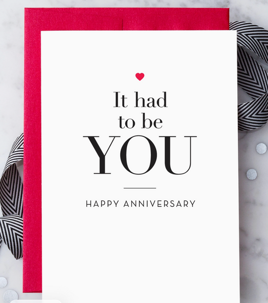 AN04 - It Had to be You Greeting Card
