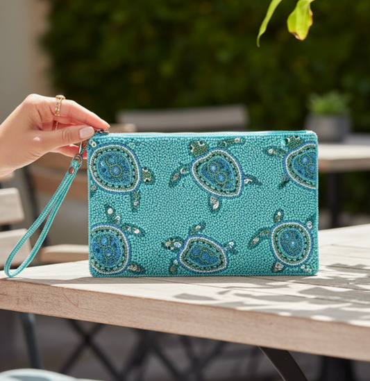 Club Bag Swimming Turtles / Crossbody Bag