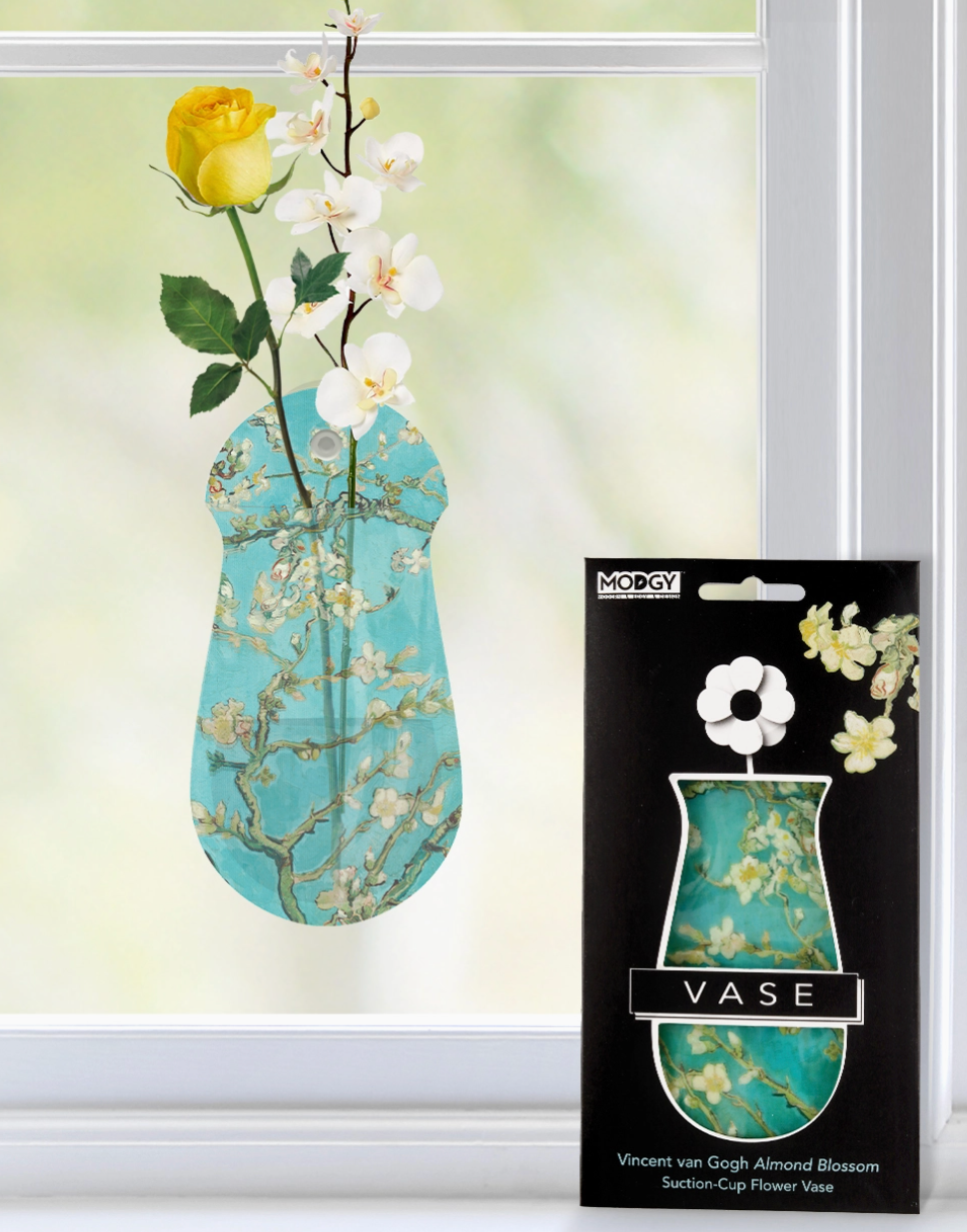 Suction Cup Vase - Van Gogh Almond Blossom