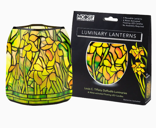 Luminary Lantern - Louis C. Tiffany Daffodils