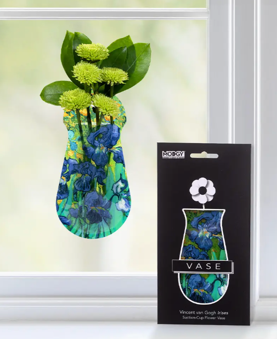 Suction Cup Vase - Vincent Van Gogn - Irises