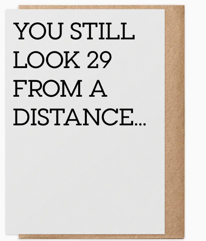 From a Distance - Greeting Card
