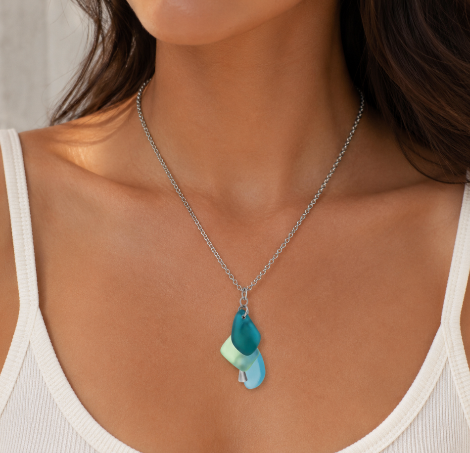 Butler Hill - Beach Glass Necklace