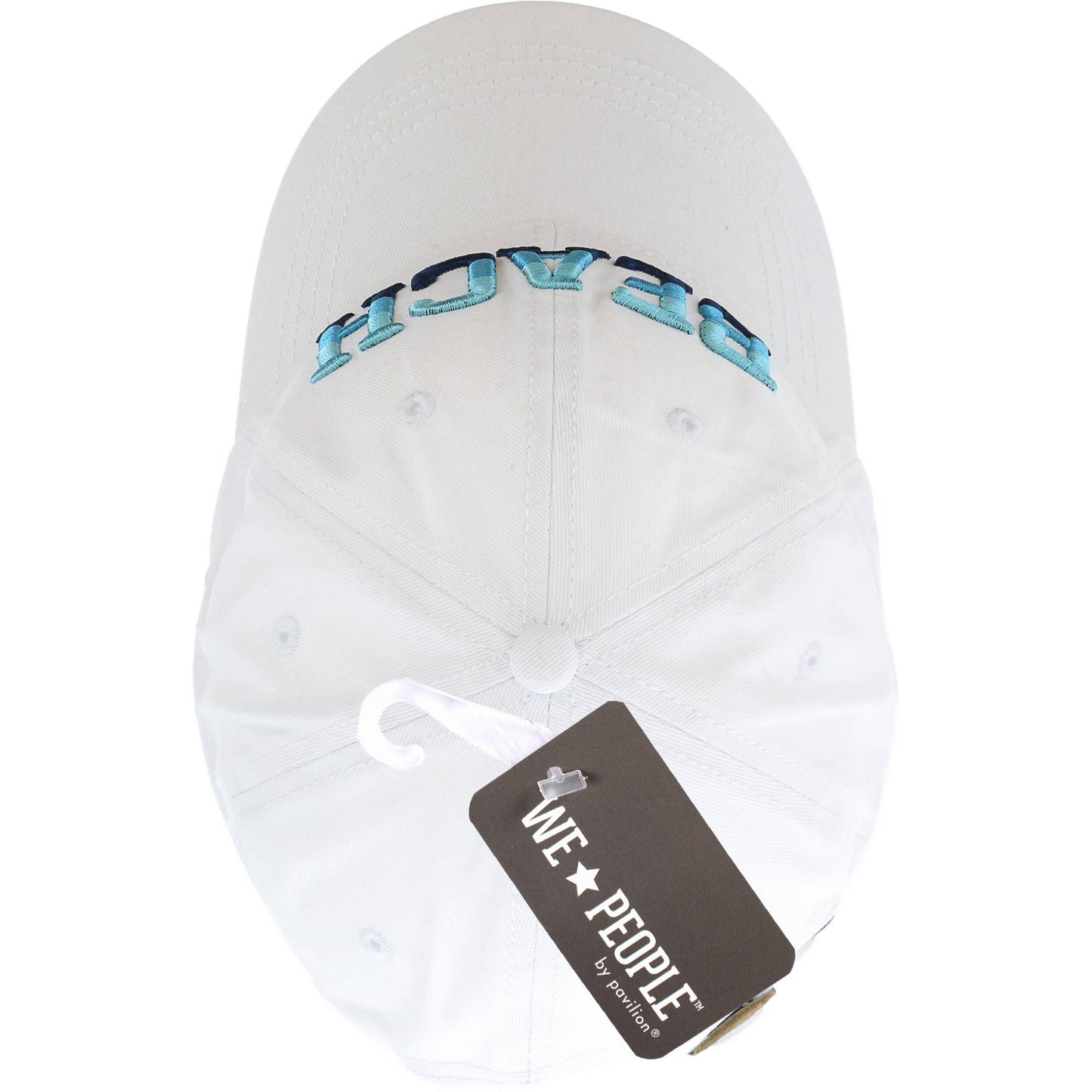 Beach - White Adjustable Hat