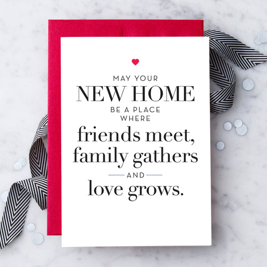 "New Home" Greeting Card