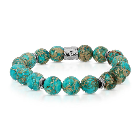 Sea Sediment Jasper - 10mm gemstone Bracelet