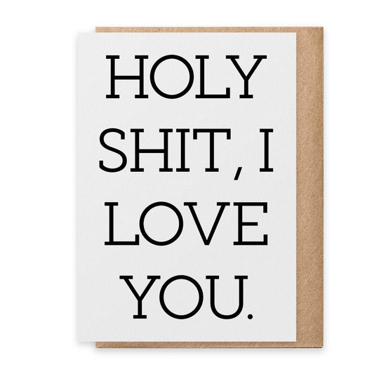 Holy Shit - Greeting Card