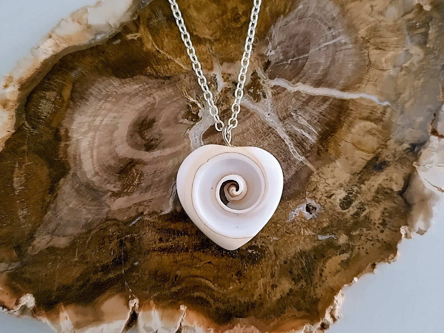 Shell Heart Necklace