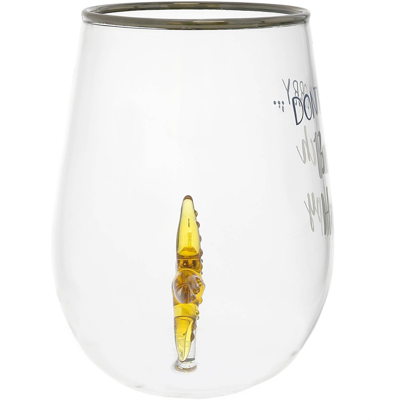 Beach Happy - Starfish - 19 oz. Stemless Wine Glass