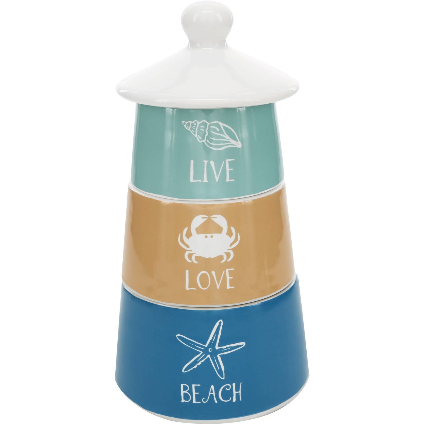 Lighthouse- Stackable Soy Candles (Set of 3)