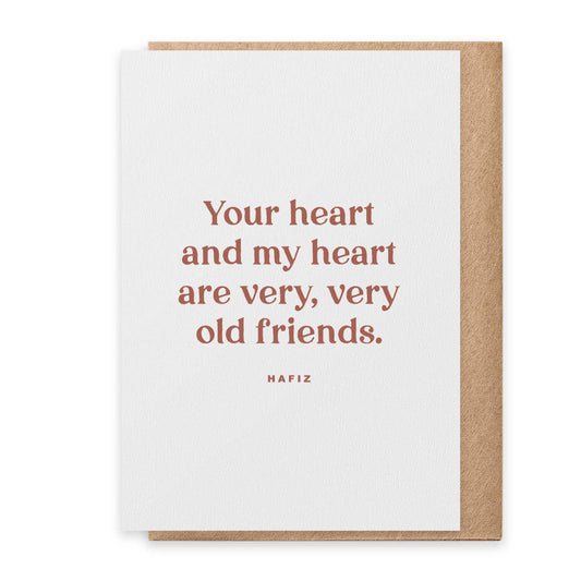 Old Friends / Hafiz - Greeting Card