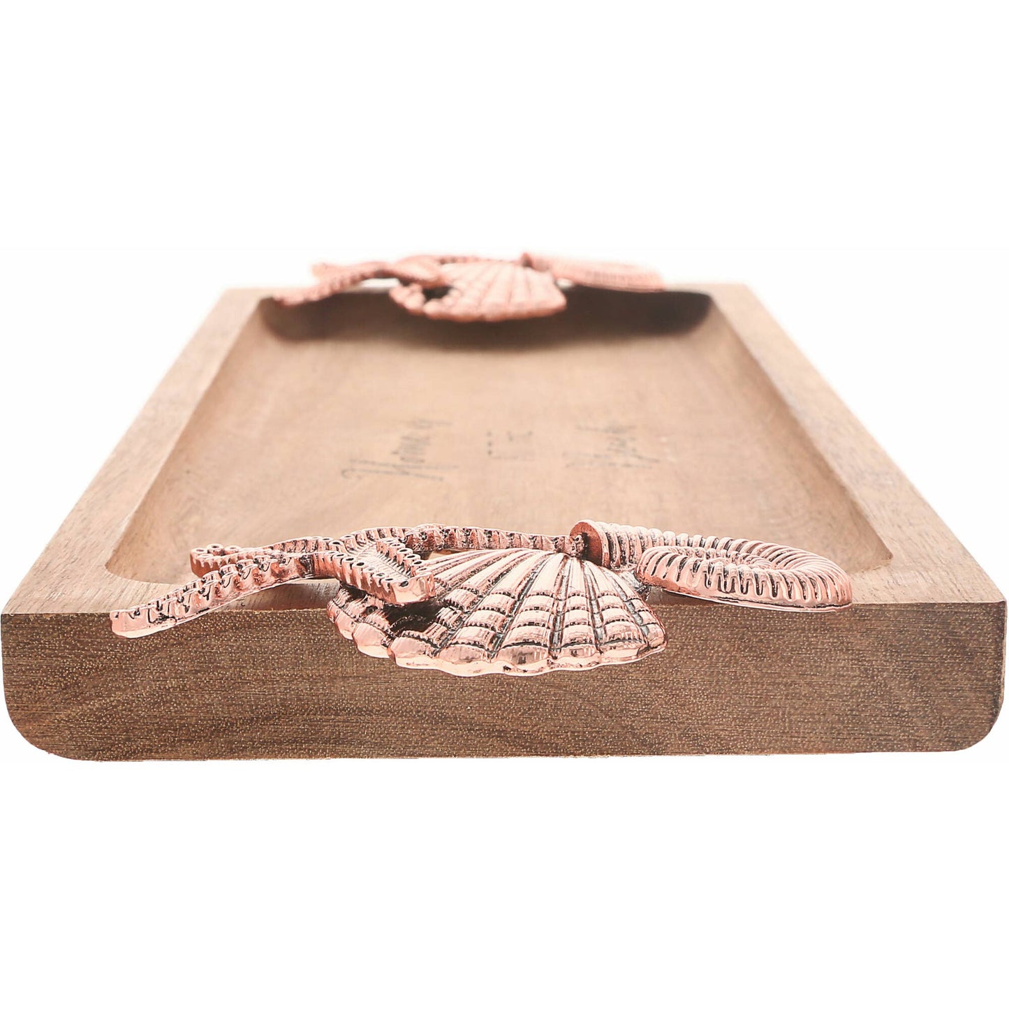 At the Beach - 14.25" Acacia Serving Board