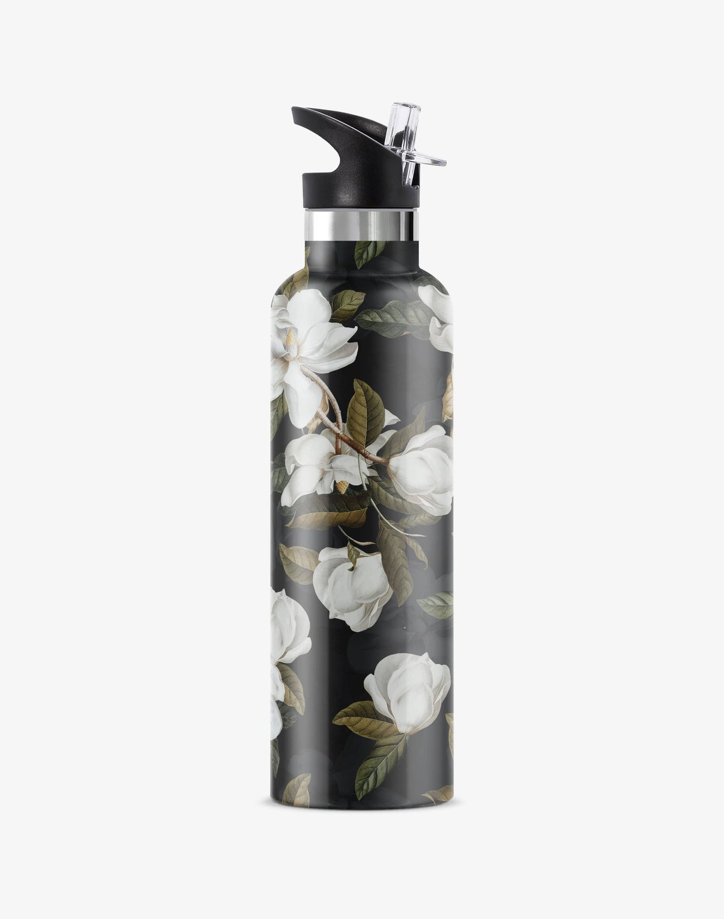 MAGNOLIA | 25 oz Insulated Water Bottle Flip' n ' Sip Lid