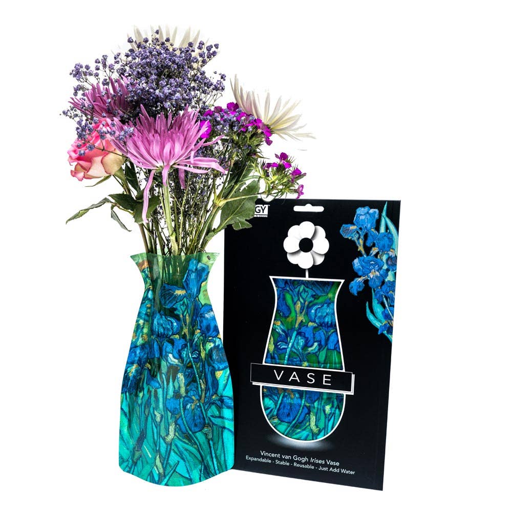 Expandable Vase - Van Gogh Irises