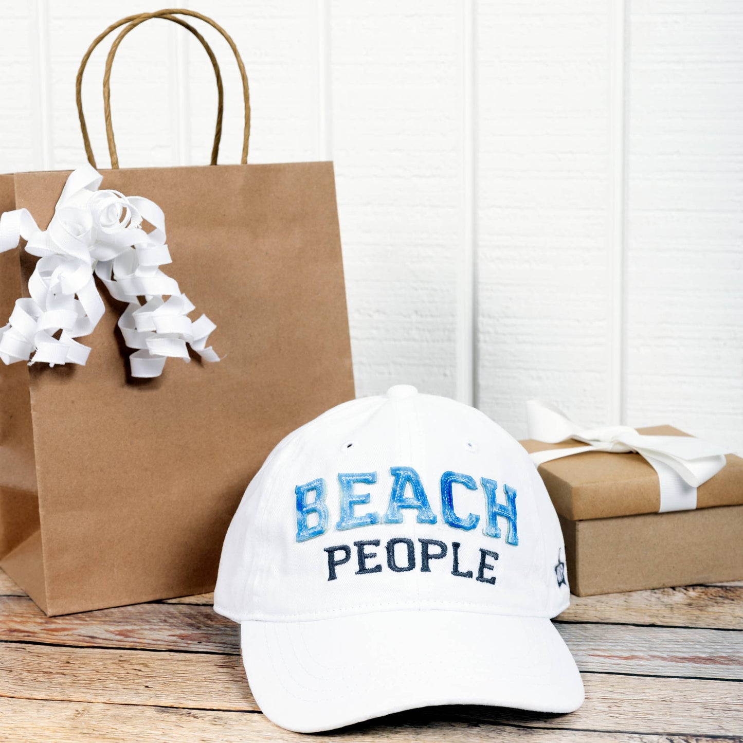 Beach People - White Adjustable Hat