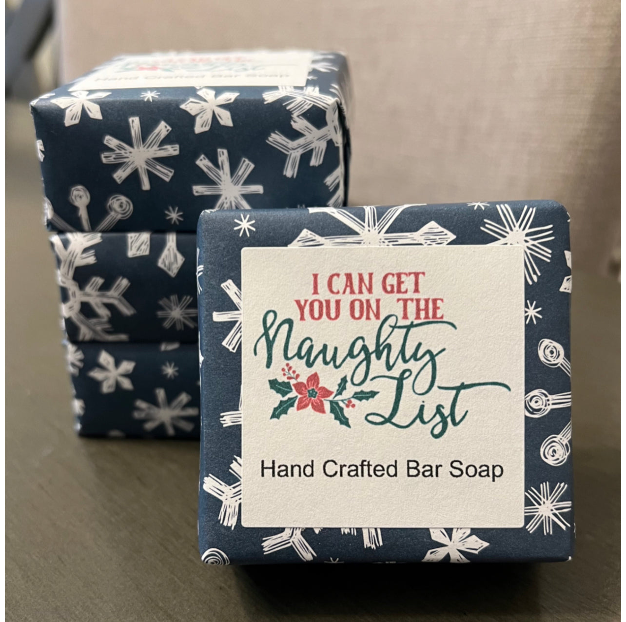 Naughty List! Hand Crafted Soap